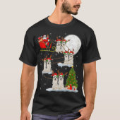 Xmas Lighting Tree Sass Café - Wine Bar T-Shirt (Vorderseite)