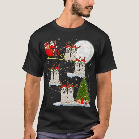 Xmas Lighting Tree Sass Café - Wine Bar T-Shirt (Vorderseite)