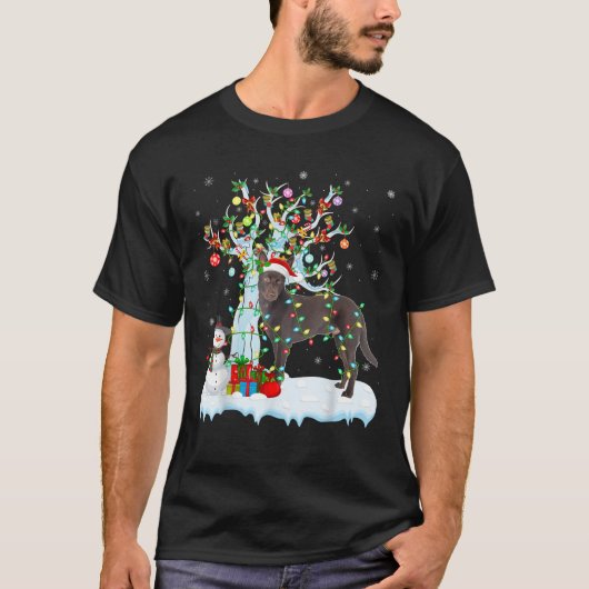Xmas Lighting Tree Weihnachtsmannmütze Australian T-Shirt (Vorderseite)