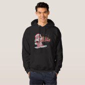 Xmas Lighting Tree Weihnachtsmannmütze Rabbit Bunn Hoodie (Vorne ganz)