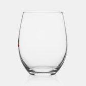 Xmas Lighting Weihnachtsmannmütze Dackel Hund Weih Weinglas Ohne Stiel (Links)