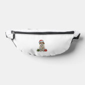 Xmas Lighting Weihnachtsmannmütze Englisch Pointer Bauchtasche (Ablage )