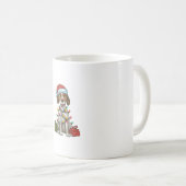Xmas Lighting Weihnachtsmannmütze Englisch Pointer Kaffeetasse (VorderseiteRechts)