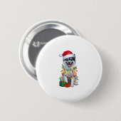 Xmas Lighting Weihnachtsmannmütze Finnisch Spitz D Button (Vorne & Hinten)