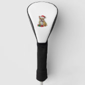 Xmas Lighting Weihnachtsmannmütze Französischer Bu Golf Headcover (Vorderseite)