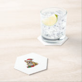 Xmas Lighting Weihnachtsmannmütze Französischer Bu Untersetzer (Vor Ort)