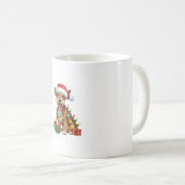 Xmas Lighting Weihnachtsmannmütze Jagdterers Dog W Kaffeetasse (VorderseiteRechts)