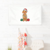Xmas Lighting Weihnachtsmannmütze Spitz Weihnachte Banner (Insitu)