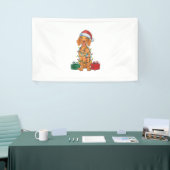 Xmas Lighting Weihnachtsmannmütze Spitz Weihnachte Banner (Messeveranstaltung)