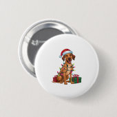 Xmas Lighting Weihnachtsmannmütze Thai Ridgeback D Button (Vorne & Hinten)