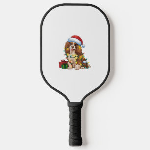 Xmas Lighting Weihnachtsmannmütze Tibetisch Spanie Pickleball Schläger