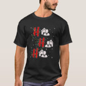 Xmas Lights HO HO HO Realtor Funny Ugly Weihnachte T-Shirt (Vorderseite)
