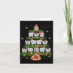 Xmas Lights Teeth Doctor Dentist Tooth Teeth Chris Karte
