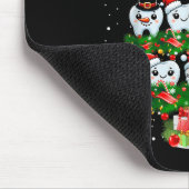 Xmas Lights Teeth Doctor Dentist Tooth Teeth Chris Mousepad (Ecke)