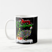 Xmas Lights Tree Santa Guinea Fowl Bird Merry Chri Kaffeetasse (Links)