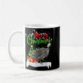 Xmas Lights Tree Santa Guinea Fowl Bird Merry Chri Kaffeetasse (Links)