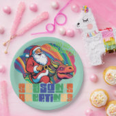 Xmas lustige Frohe Festtage Pappteller (Party)