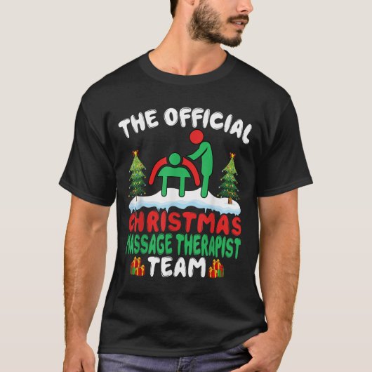 Xmas Mage Therast Team - Mage Therapy Christmas T-Shirt (Vorderseite)