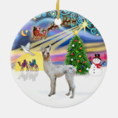 Xmas Magic - Baby Llama Keramikornament (Hinten)