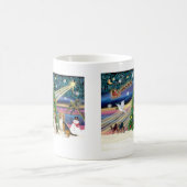 Xmas Magic Beagle Pair Kaffeetasse (Mittel)