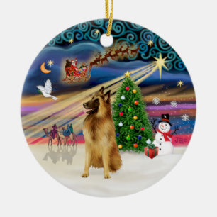 Xmas Magic - Belgische Tervuren Keramikornament