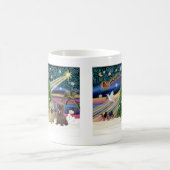 Xmas Magic-Cairn Paarlatte+Blinde Kaffeetasse (Mittel)