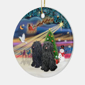 Xmas Magic - Puli (ZWEI) Keramikornament (Links)
