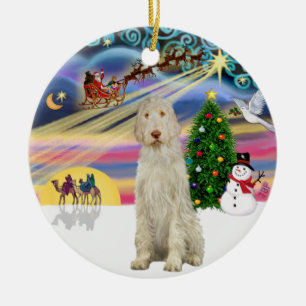 Xmas Magic - Spinone Italiano 11 Keramik Ornament