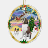 Xmas Magic - St. Bernard 1 Keramikornament (Links)