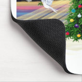 Xmas Magic-Tibetan Spaniel Mousepad (Ecke)