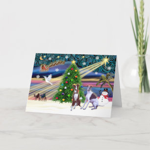Xmas Magic-Whippet9and10 Feiertagskarte