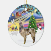Xmas Magie - Llama 2 Keramikornament (Links)