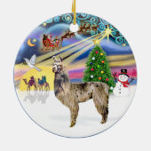 Xmas Magie - Llama 2 Keramikornament (Hinten)