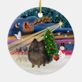Xmas Magie - Spitz Keramikornament (Hinten)