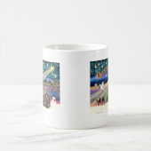 Xmas Magie - Zwei Märchenjunge Katzen Kaffeetasse (Mittel)