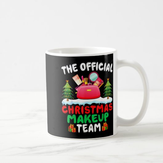 Xmas Makeup Artist Team - Beautician Cosmetologist Kaffeetasse (Rechts)