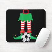 Xmas Matching Soccer Elf Pajama Christmas Team S  Mousepad (Mit Mouse)