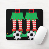 Xmas Matching Soccer Elf Pajama Christmas Team S T Mousepad (Mit Mouse)