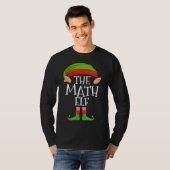 Xmas Math Elf Matching Kids Weihnachtself T-Shirt (Vorne ganz)