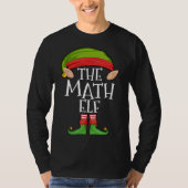 Xmas Math Elf Matching Kids Weihnachtself T-Shirt (Vorderseite)