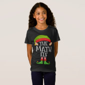 Xmas Math Elf Matching Weihnachtself T-Shirt (Vorne ganz)