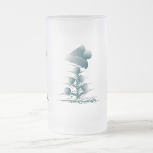 Xmas Mattglas Bierglas (Mittel)