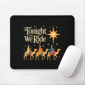Xmas Men Women Nativity Three Wise Men Tonight We Mousepad (Mit Mouse)