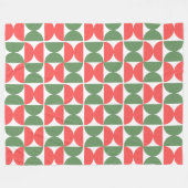 Xmas Mid-Century Fleecedecke (Vorderseite (Horizontal))