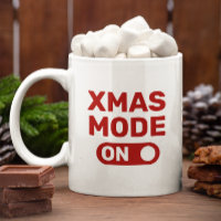 XMAS-Modus für die rote Typografie