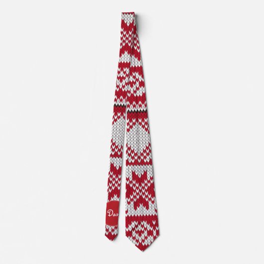 Xmas Monogramm Krawatte (Rückseite)