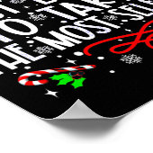 Xmas Most Likely To Take The Most Selfies Matching Poster (Ecke)