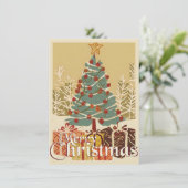 Xmas Motif, mit Geschenken unter dem Weihnachtsbau (Stehend Vorderseite)