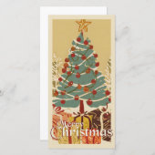 Xmas Motif, mit Geschenken unter dem Weihnachtsbau (Vorne/Hinten)