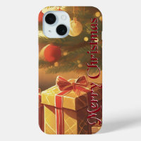 Xmas Motif, mit Geschenken unter dem Weihnachtsbau